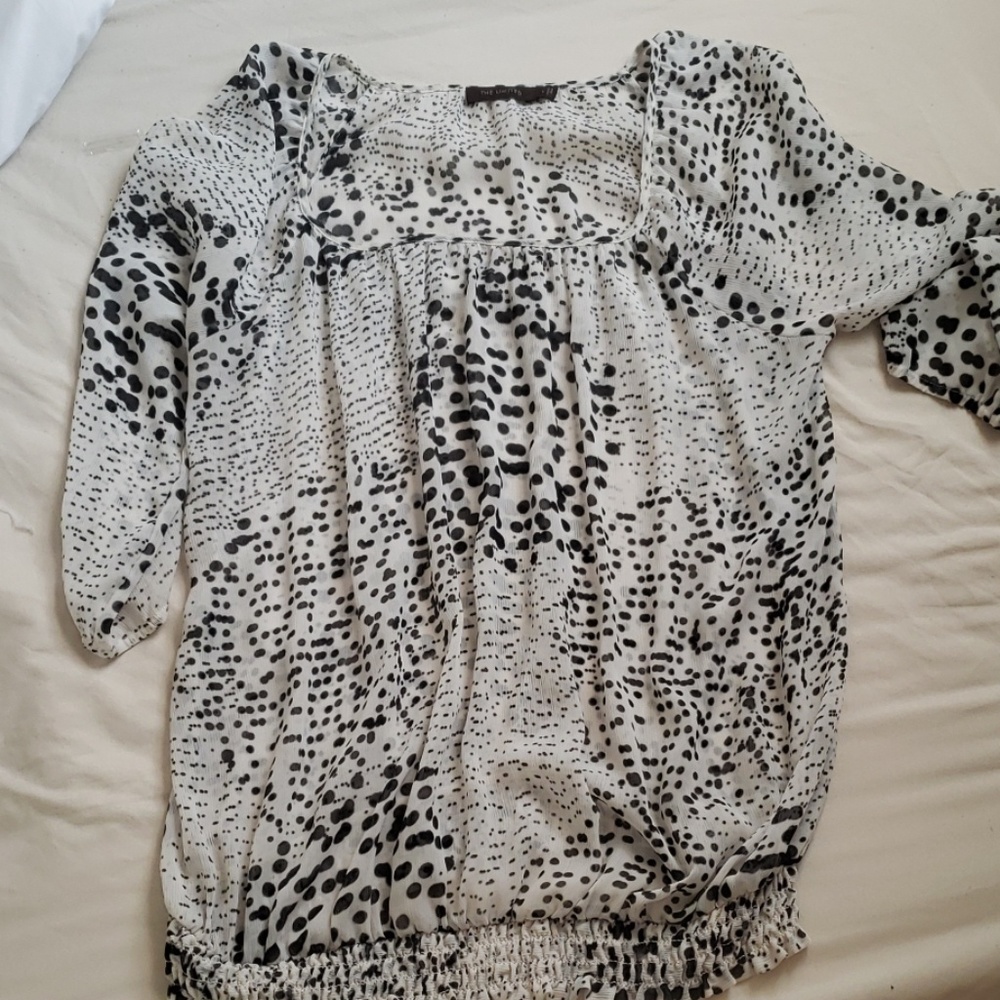 The limited sheer blouse